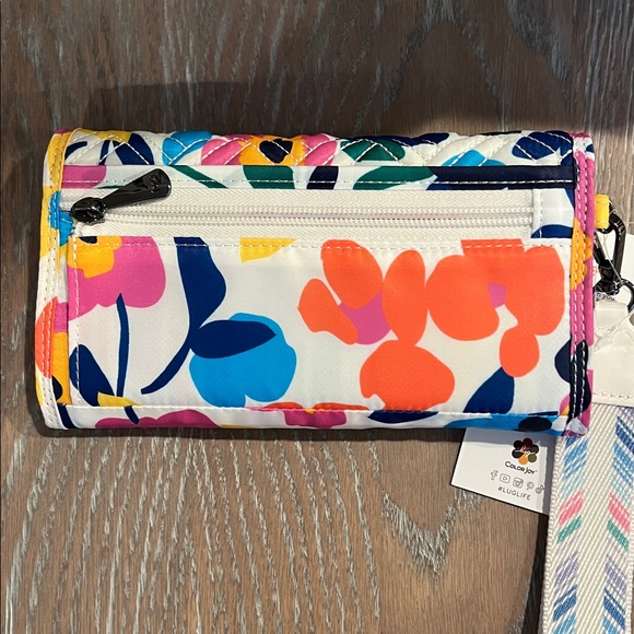 Lug Stroll Wristlet RARE WILDFLOWER BRIGHTS - Picture 2 of 5